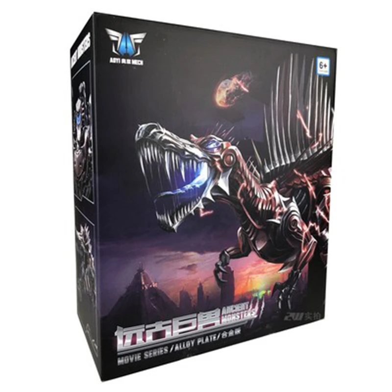 AOYI LS11 LS-11 трансформация фигурка 37 см Scorn Dinobots древний Бегемот динозавр Фильм модель Сплав Abs ко деформации