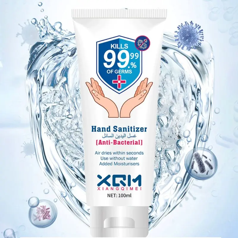 

100 ml Hand Sanitizer Gel 75% Alcohol Disposable Anhydrous Anti Bacteria Sanitizer Gel Hand Washing Soap Safe Gel Quick Drying