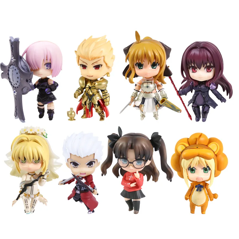 Fate/Stay Night Saber 77 50 387 Gilgamesh 410 Mash Kyrielite 664 Tohsaka Rin 409 Archer 486 Коллекционная модель игрушка |