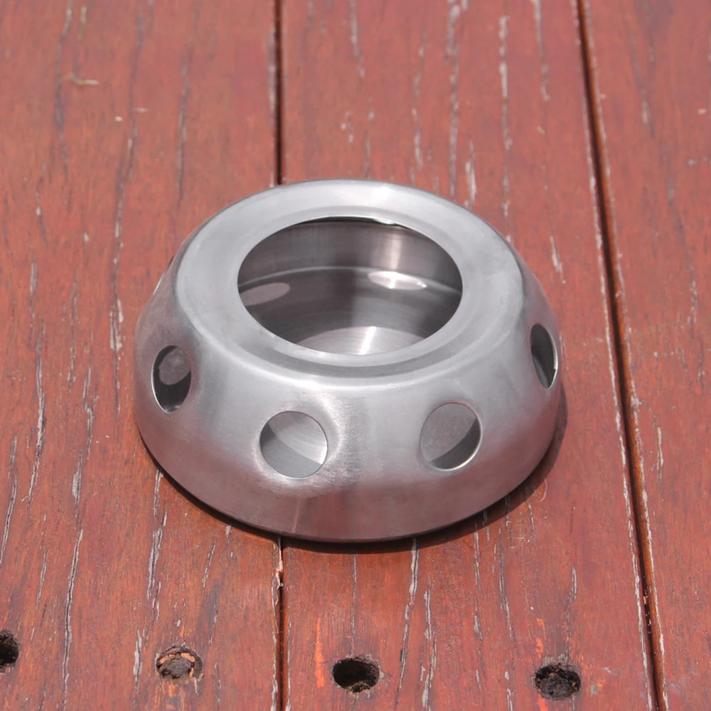 Mini Solidified Alcohol Stove Portable Camping Backpacking Picnic BBQ Cooking Alcohol Stove Stand Furnace Stainless Steel Stove