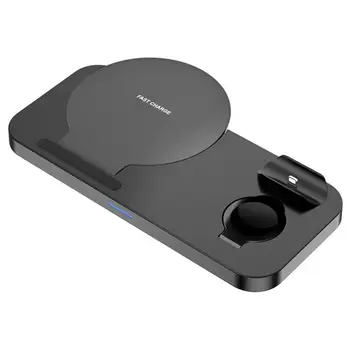 

W40 3 In 1 Multifunction Wireless Charger Quick Wireless Charging For Smart Watch Phones Earphones For IPhone 11 Huawei Xiaomi