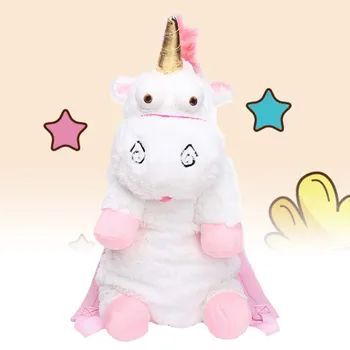 

New Fashion Cute Plush Toy designer Birthday Gift Female Girls Women Animal Style Rucksack Backpack Cute Unicorn Bag School
