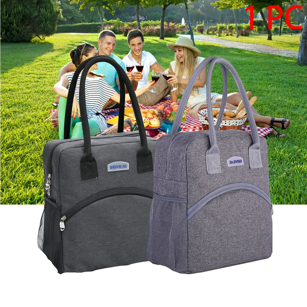 

Men Women Kids Container Office Large Capacity Cooler Food Storage Thermal Insulated Picnic Aluminum Foil Travel Tote Lunch Bag