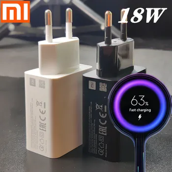 

18W charger Xiaomi MI A3 Fast charger EU QC3.0 charge adapter For xiaomi 8 9 lite se 9t pro max 3 redmi note 7 8 pro k20