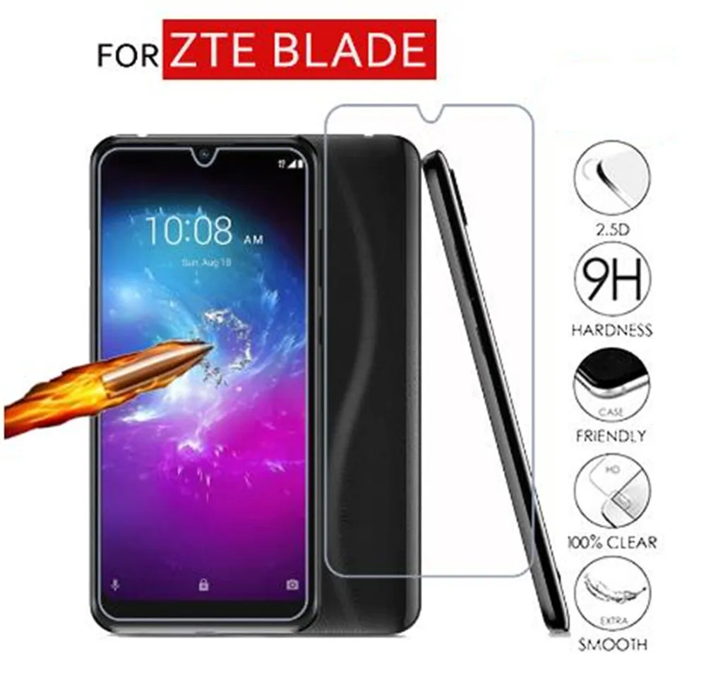 Закаленное стекло для ZTE Blade A7 A5 A3 2020 Защитное экрана Prime A7s V2020 пленка ЖК
