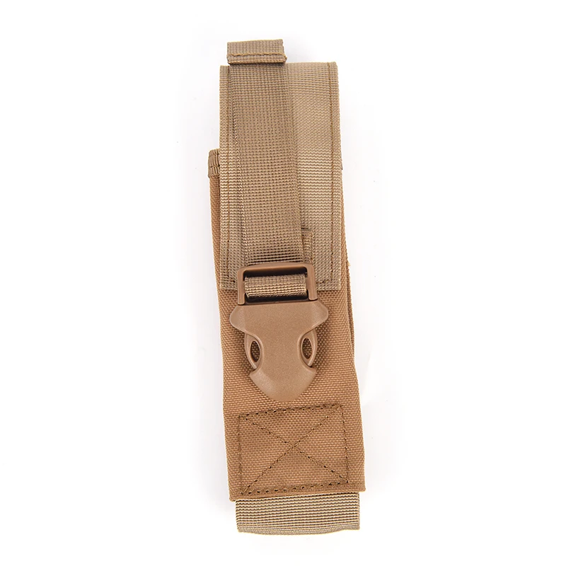 Чехол Molle Clip Molle system 1000D фонарик Molle Чехол Военные Аксессуары страйкбол охотничий инструмент - Цвет: khaki