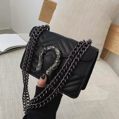 black DORANMI полосатые сумки с клапаном для женщин кожаная сумка через плечо Женская Роскошная брендовая дизайнерская сумка через плечо Bolso CBB322 - Цвет: black