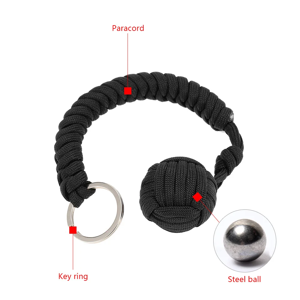 Lixada 5 шт. Paracord для выживания Аварийный ключ кольцо наборы выживания самопомощи Открытый Кемпинг Туризм EDC инструменты
