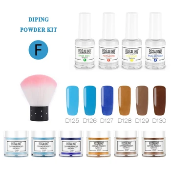 

Dipping Powder Nail Starter Kit For French Nail Manicure Nail Art Set Essential Kit Portable Kit For Travel 6 Colors
