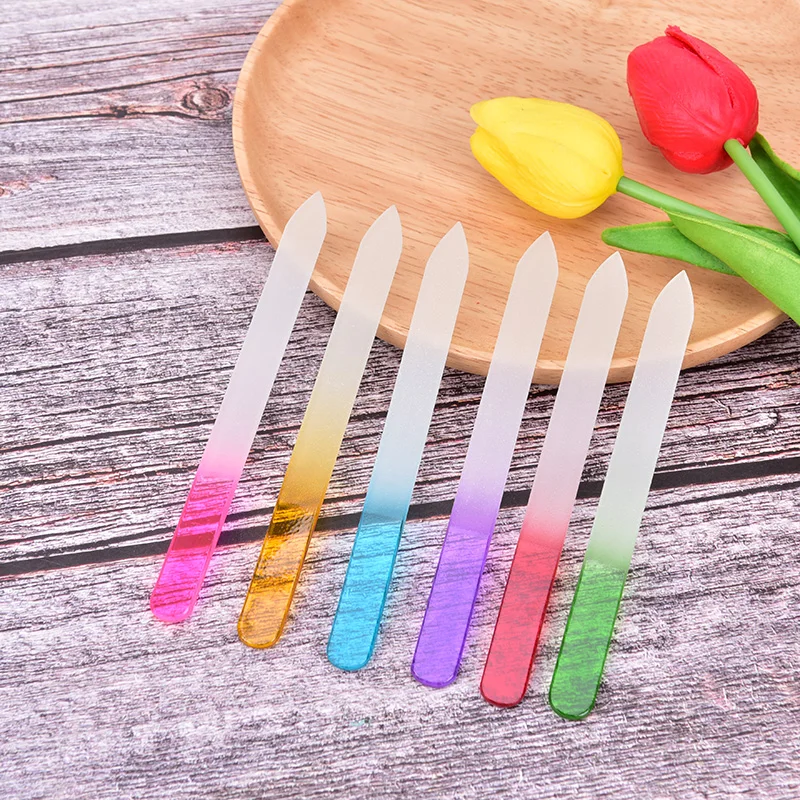

Nail Files Crystal Glass File Buffer Manicure Nail Art Polishing Sanding File