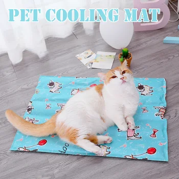 

Dog Bed Cooling Mat Pad Cool Pet Cooling Dog Pad Cushion Summer Cooling Bed Mat Soft Cool Dog House Mat
