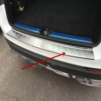 

WELKINRY for Benz GLC X253 2016 2017 2018 2019 2020 rear tail bumper box gate back door sill threshold scuff guard plate trim