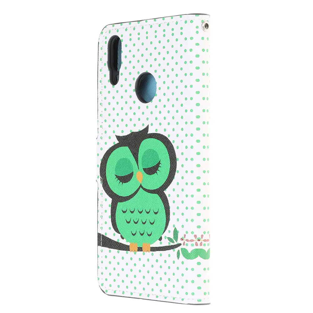 Чехол-книжка с откидной крышкой для HUAWEI Y7 Pro из искусственной кожи чехол s для HUAWEI DUB-LX2 DUB-L22 Y7Pro чехол-кошелек с полным корпусом