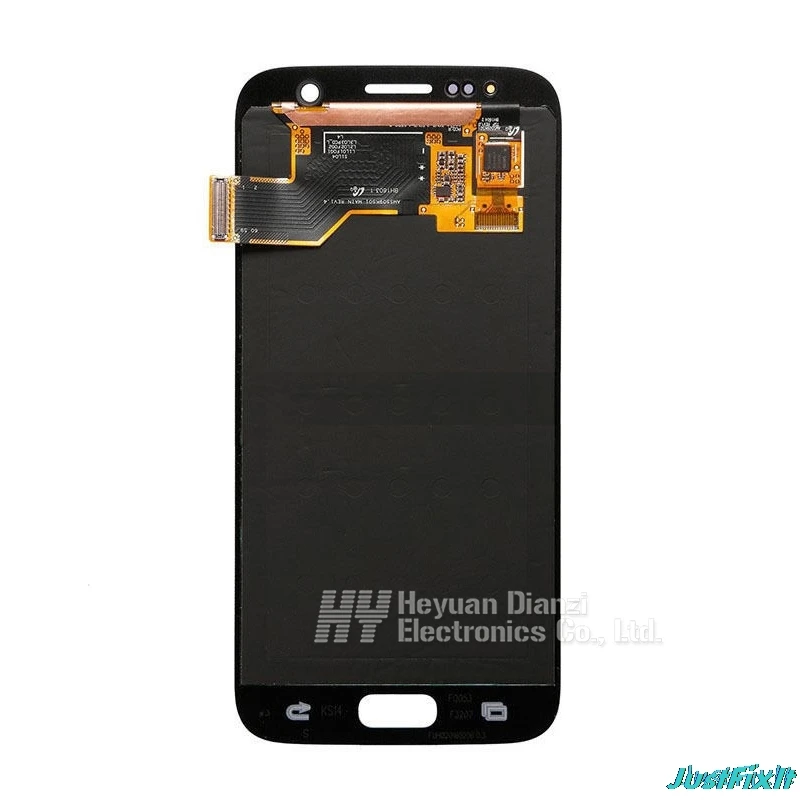 Супер AMOLED для samsung Galaxy S7 g930v горящий теневой ЖК-дисплей с сенсорным экраном дигитайзер 6,2 ''с рамкой