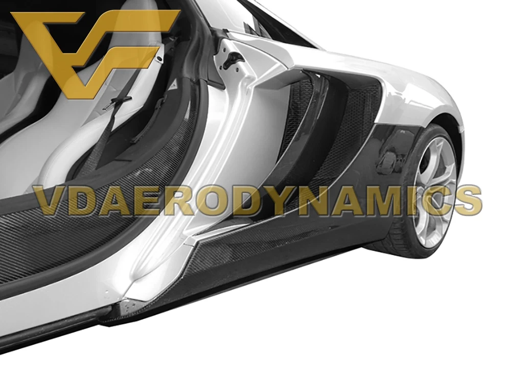 11-14 MP4 12C обновление до OEM Стиль углеродного волокна боковые юбки