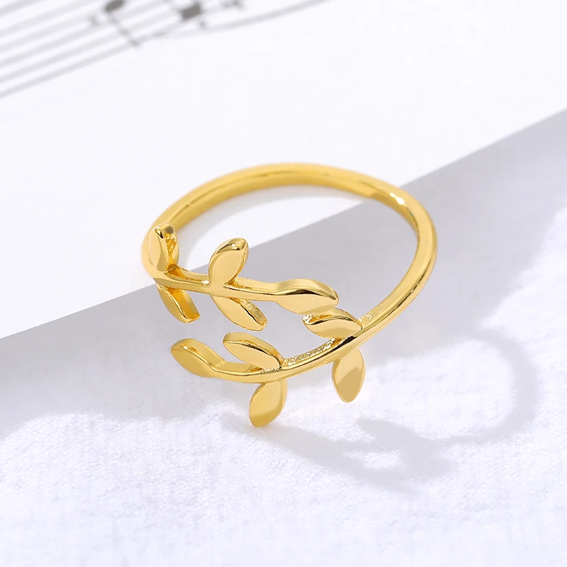 Dianshangkaituozhe масонских ювелирных изделий anillos Mujer BFF лавровый лист Кольца стрейч