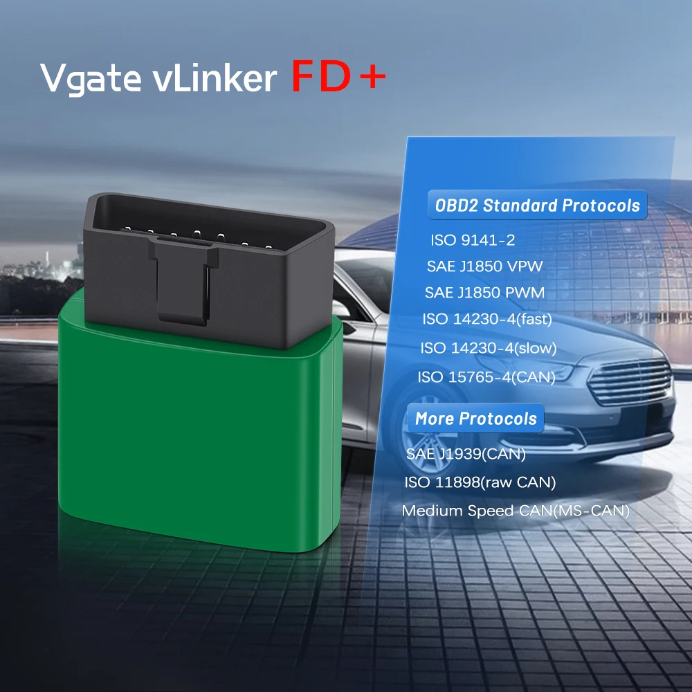 Vgate-vLinker FD ELM327 FORScan,  ,  4.0, OBD2, ڵ  ڵ , OBD 2 ĳ, J2534, PK ELM 327 V 1 5