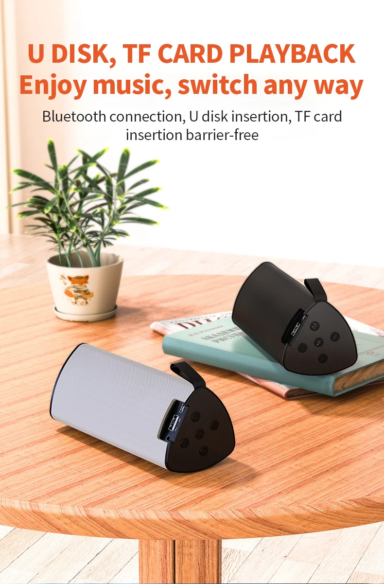 Портативный Bluetooth беспроводной мини Колонка динамик для телефона компьютера Открытый громкий динамик стерео музыка объемный бас динамик EY357