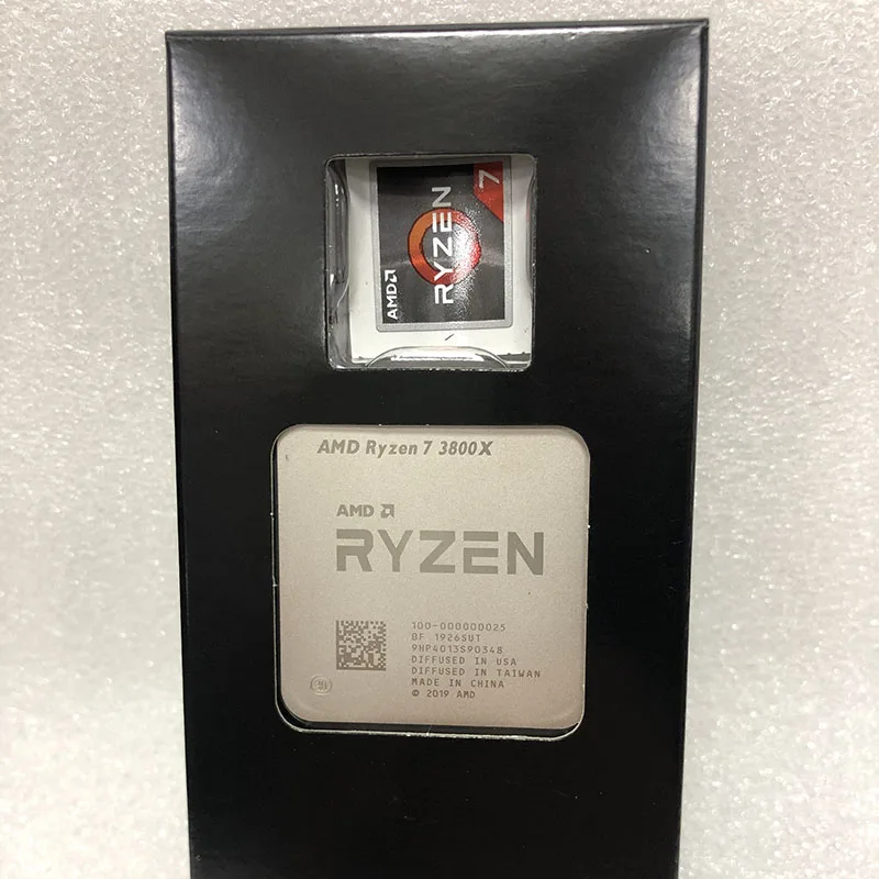 Процессор AMD Ryzen 7 3800X R7 3800X3,9 GHz 7NM L3 = 32M 100-000000025 105W Восьмиядерный 16-потоковый процессор Socket AM4