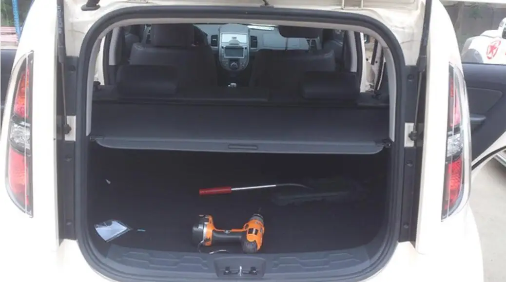 Багажник автомобиля занавес крышка телескопическая штанга для kia soul 2008 2009 2010 2011 2012 2013 1st поколения