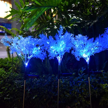 

Waterproof Soft Rime Solar Light Decorative Lamp Automatically Outdoor Garden Lawn Yard Recharging Fence Landscape