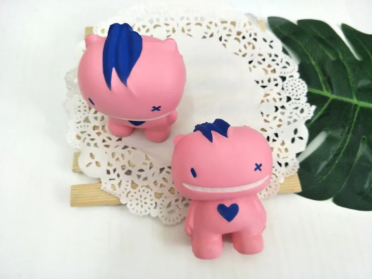 Pusquishy пена с эффектом памяти, пенящаяся игрушка с уменьшением давления, пена с памятью животных, большой рот, вина