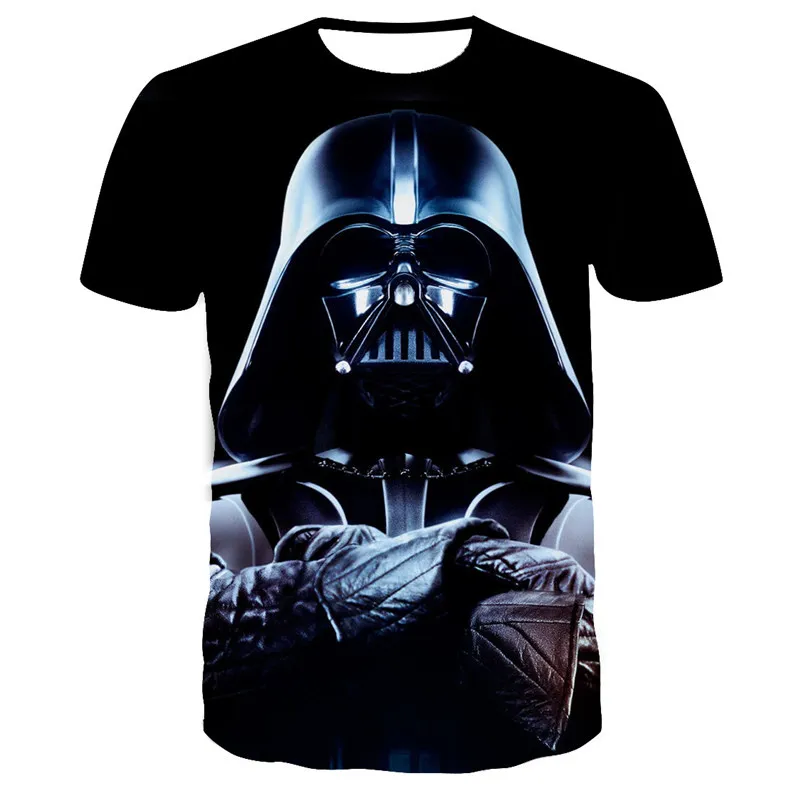 

2019 Newest 3D Printed star wars t shirt Men Women Summer Short Sleeve Funny Top Tees Fashion Casual clothing Asia Size T-shirt