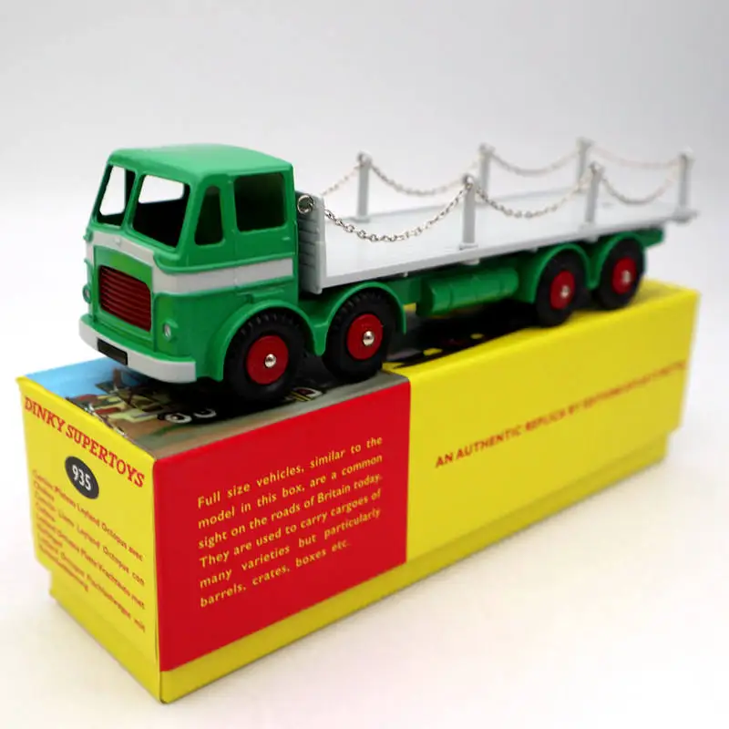 Атласские игрушки Dinky 935 Leyland осьминог Плоская тележка с цепочками коллекция