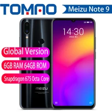 Meizu Snapdragon 675 Note-9 4GB 64GB 4gbb LTE/CDMA/WCDMA/GSM Mcharge Octa Core Fingerprint Recognition/face Recognition