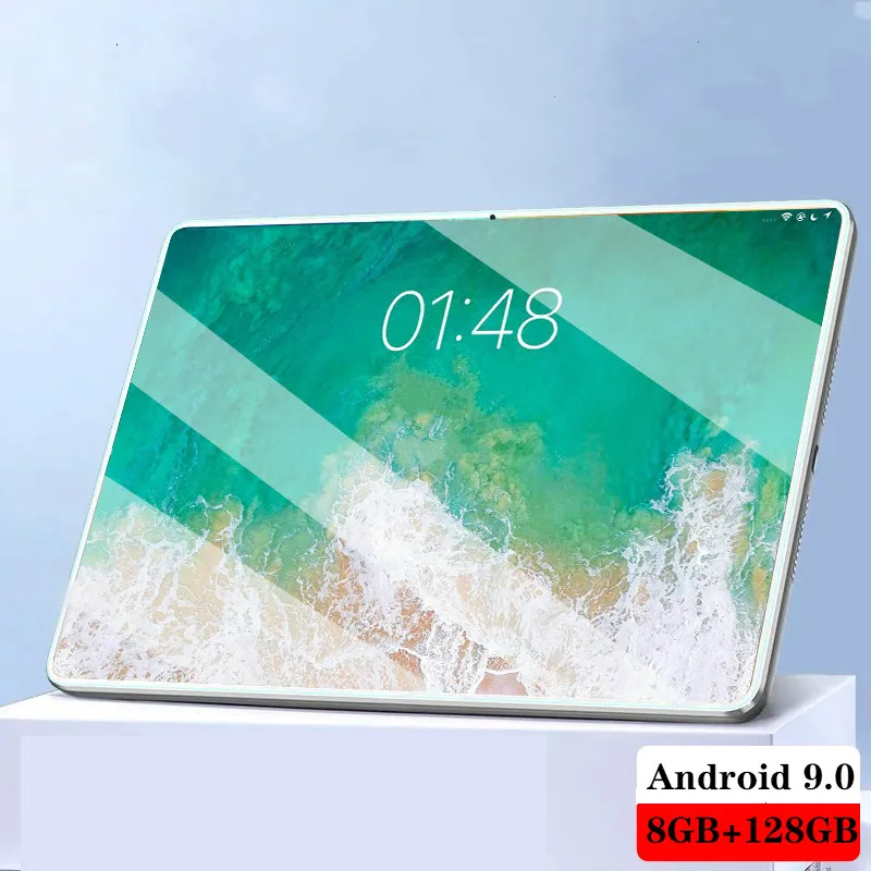 2021 nuevo y mejorado Tablet PC para clase en línea 6GB RAM 128GB ROM tarjeta Sim Dual 10,1 pulgadas Octa Core Android WiFi Tablet