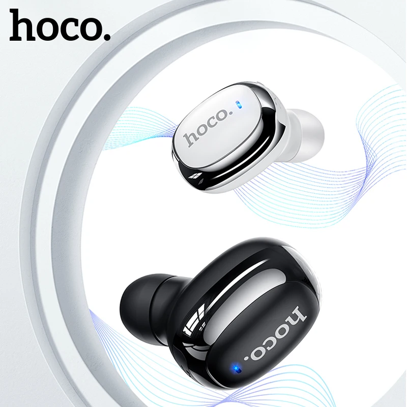 Беспроводное зарядное устройство Hoco мини вкладыши Bluetooth 5 0 Беспроводные наушники