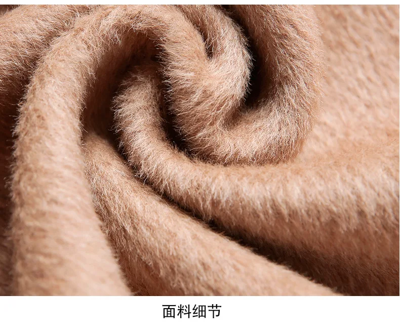 women's winter overcoats camel belt Double-sided wool cashmere outwear autumn plus size ladies fashion long loose free ship