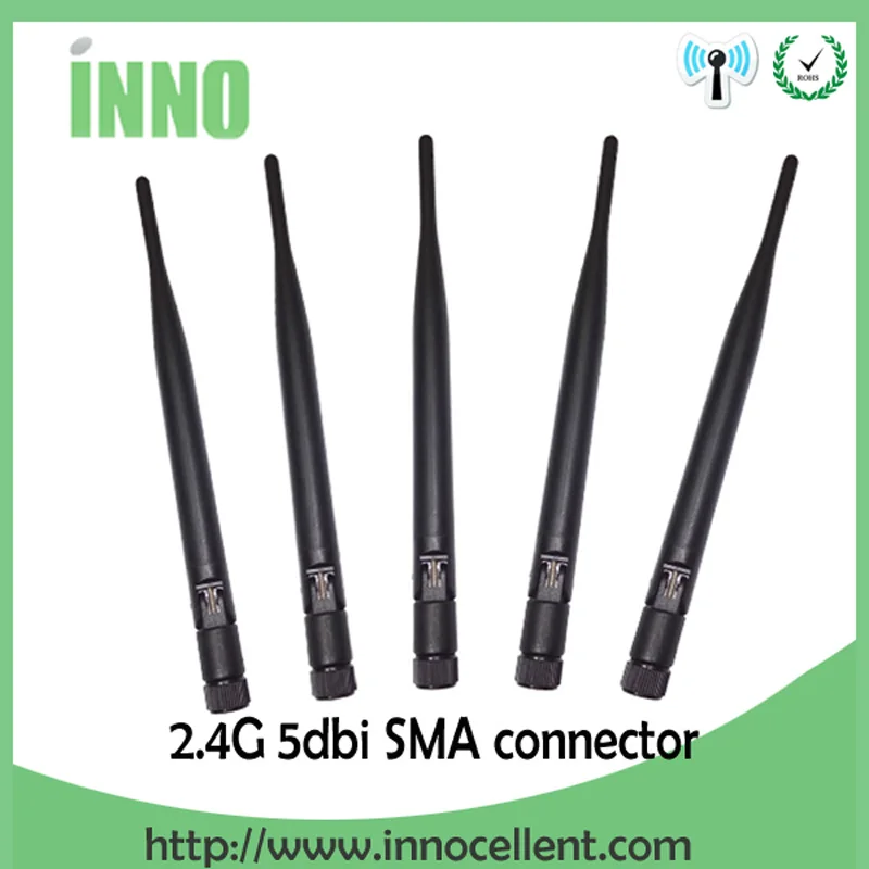2,4 ГГц wifi антенна 5dBi антенна RP-SMA разъем antena 2,4 г Антенна wi fi антенны wi-fi антенны беспроводной маршрутизатор Wifi усилитель