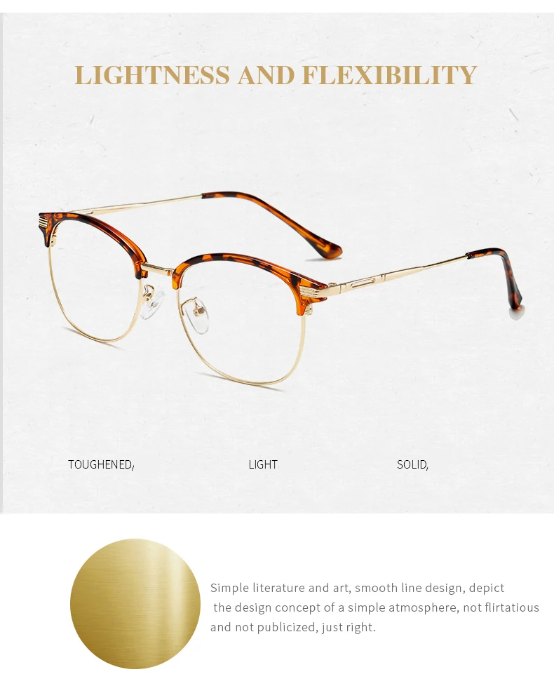 Fashion Transparent Round Glasses Clear Frame Women Spectacle Myopia Glasses Men Eyeglasses Frame Nerd Optical Frames