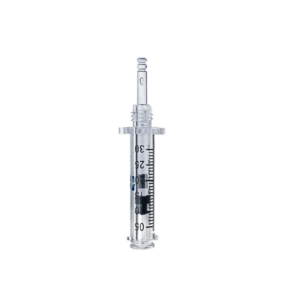 0.3ml Syringe Одноразовый небулайзер импортер шприц транспортир шок впитывающая подкладка для гиалуроновой шприц-ручка - Цвет: 0.3ml Syringe