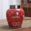 Red ceramics Urn