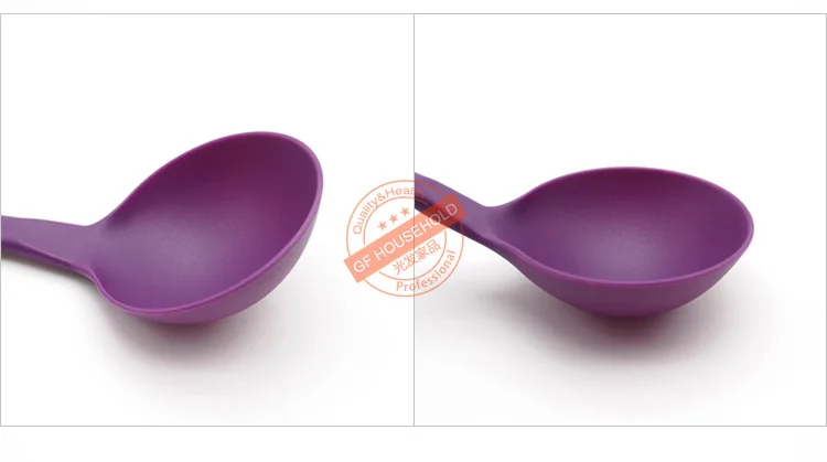 Amazon Long Handle Nylon Soup Ladle Saucepan Spoon Soup Cooking Spoon Sub-Hot Pot Porridge Spoon Household Kitchenware