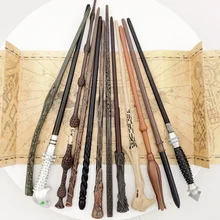 Sem caixa tipos de metal núcleo potters varinhas mágicas cosplay voldmort hermione ron bellatrix mcgonagall varinha mágica