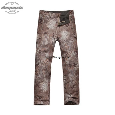 highlander pants Военная форма, камуфляжный костюм, ветронепроницаемые теплые армейские куртки для мужчин и женщин, походная охотничья куртка, тактические тренировочные штаны - Цвет: highlander pants