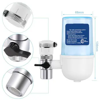 

Kitchen Water Faucets Filter Washable Ceramic Faucets Mount Tap Water Purifier Filtro Rust Bacteria Removal Replacement Filter