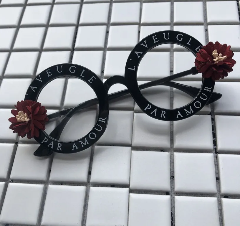 

ZAOLIHU Handmade Flower Round Women Sunglasses Leather Daisy Design Shades Small Beach Eyewear Colorful Fashion Sun Glasses