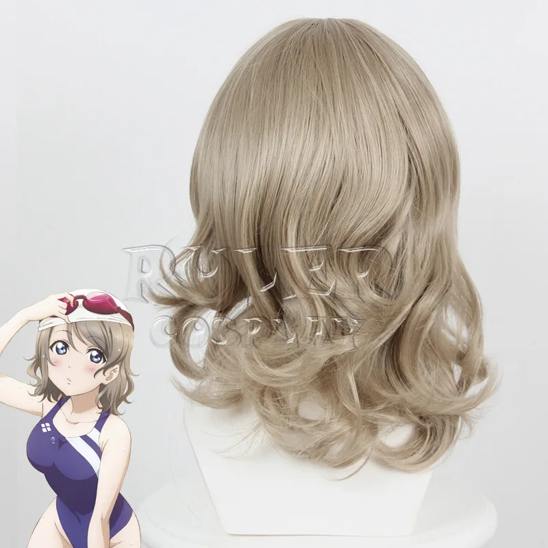Аниме Love Live! Солнечном свете! Watanabe вы косплей парик костюм играть парики Хэллоуин костюмы волос+ Бесплатный парик колпачок