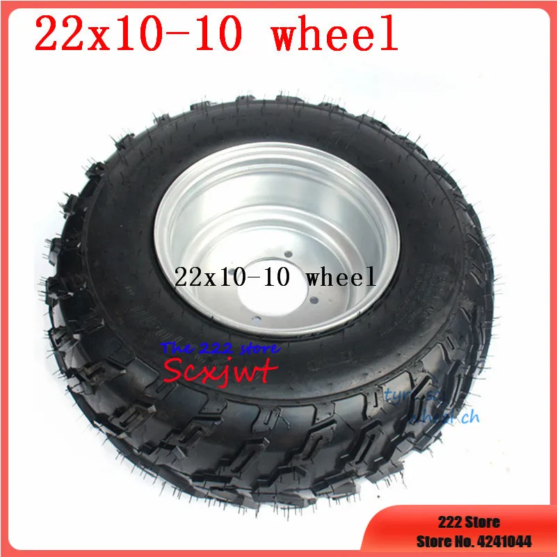 22x1010 4Ply Snow / Mud Tire Lawnmower Garden Tractor ATV Buggy Go