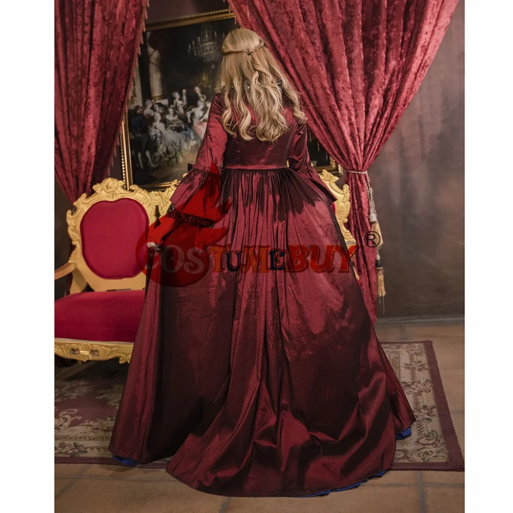 Costumebuy викторианская Мария Антуанетта рококо бальное платье 18 век Антуанетта барокко Маскарад женское платье королевы на заказ