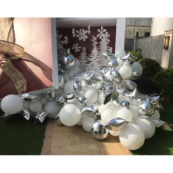 

Biodegradable Balloon Garland Arch Kit, White Rose Gold Balloons 109pcs for Wedding Birthday Balloons Decorations Baby Shower