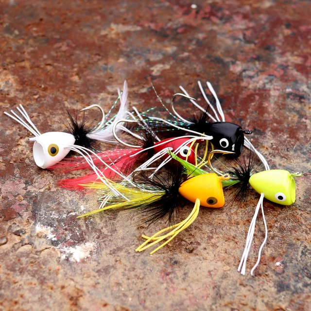 Vampfly Fly Fishing Popper Lure Popper Fishing Fly for Bass Bluegill  Crappie Panfish Fishing Lure Bait - AliExpress