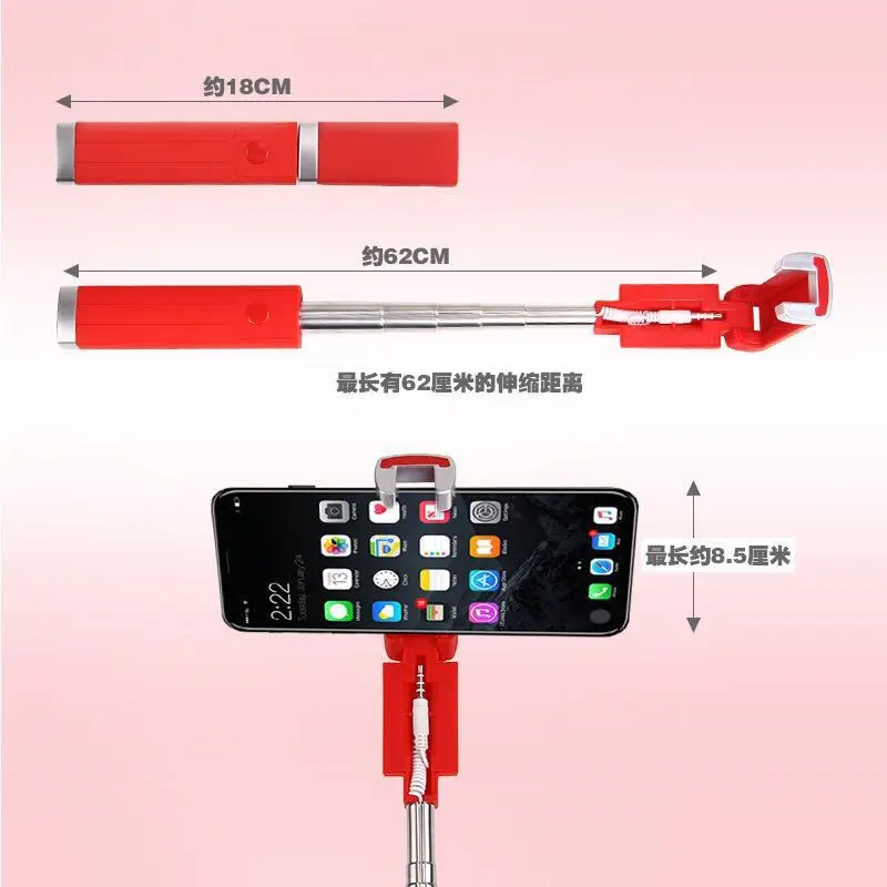 Помада селфи палка ручной карданный для huawei Xiaomi 9 Redmi Note 7 Pro Смартфон iPhone 5S 8 plus X p20 samsung 360 штатив