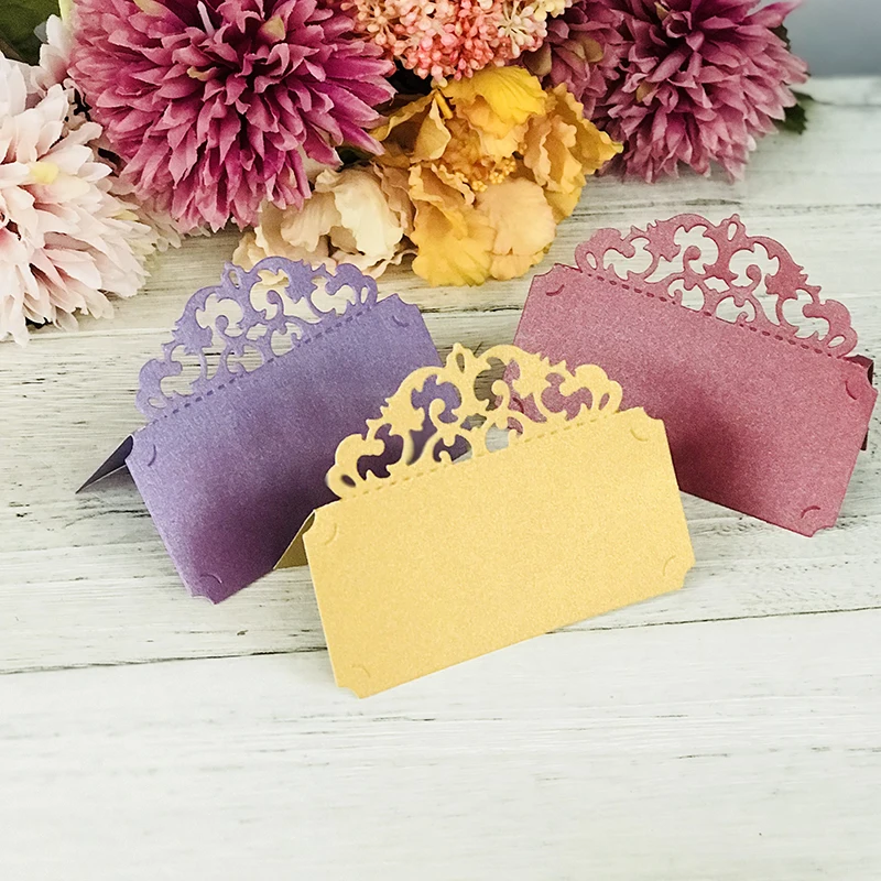 Кружевные штампы для размещения открыток Свадебное приглашение металлические