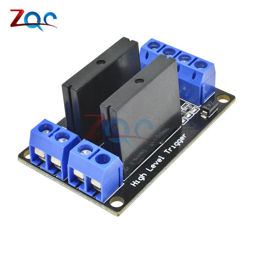 2 канальный твердотельный релейный модуль канального типа OMRON SSR G3MB 202P 5V DC