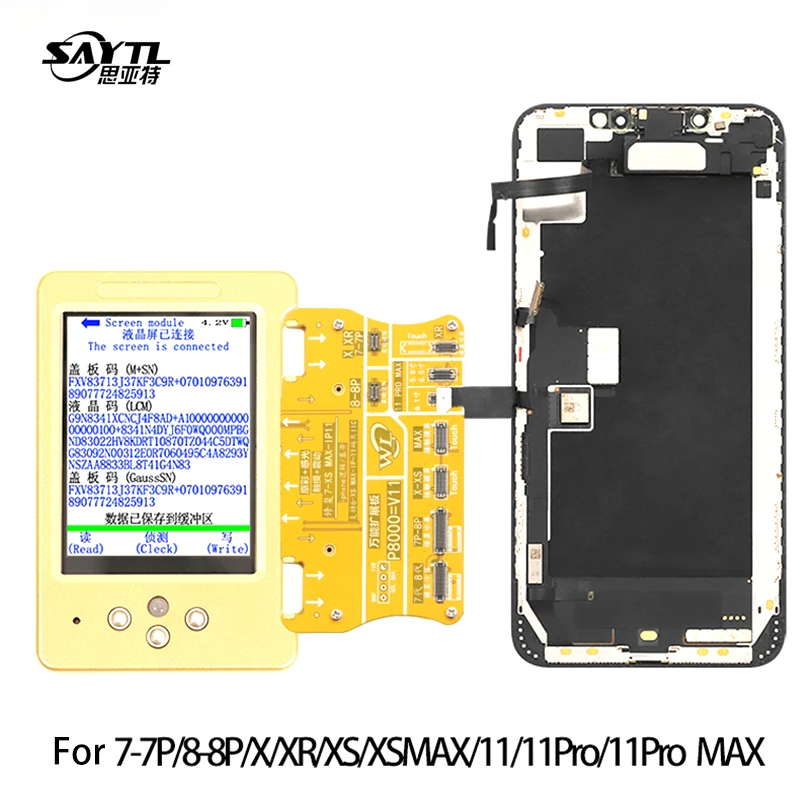 Программатор логический WL V11 для iPhone 11 XR XSMAX XS 8 P 7P с ЖК-дисплеем | Инструменты